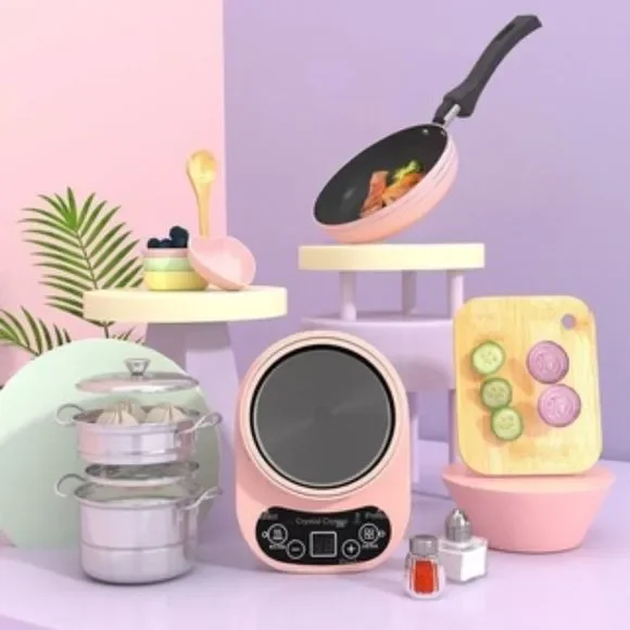 NEW Enpei Mini Kitchen Set With Real Stove - Picture 2 of 8